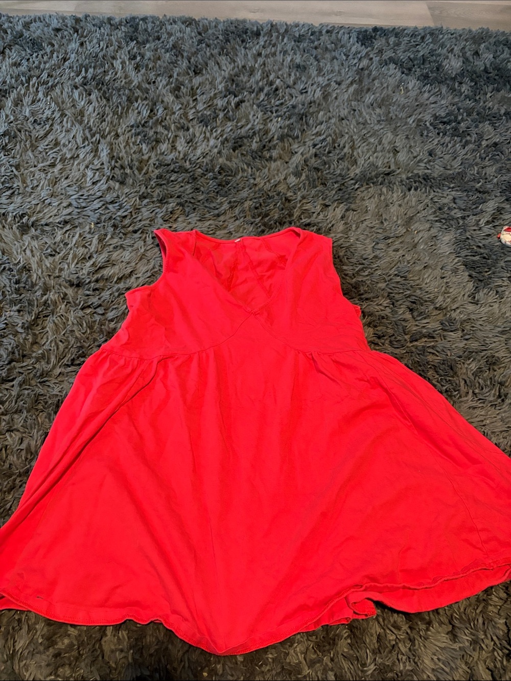 Red Sleeveless Women’s Dress